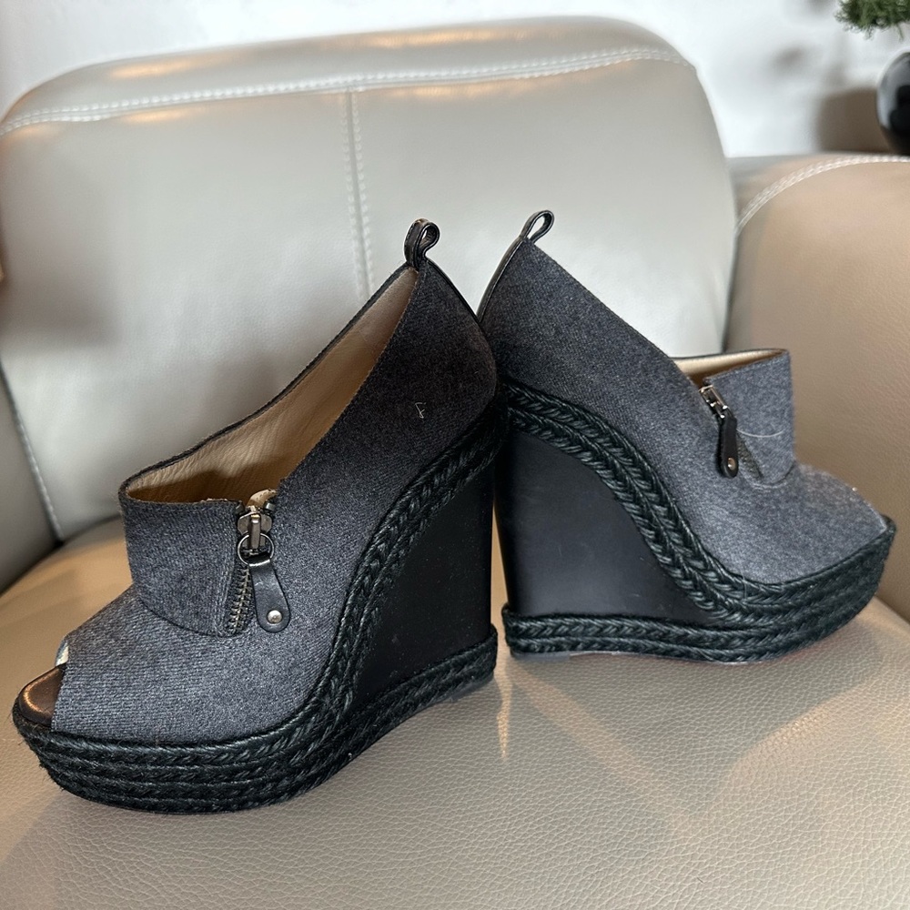 Christian louboutin wedges